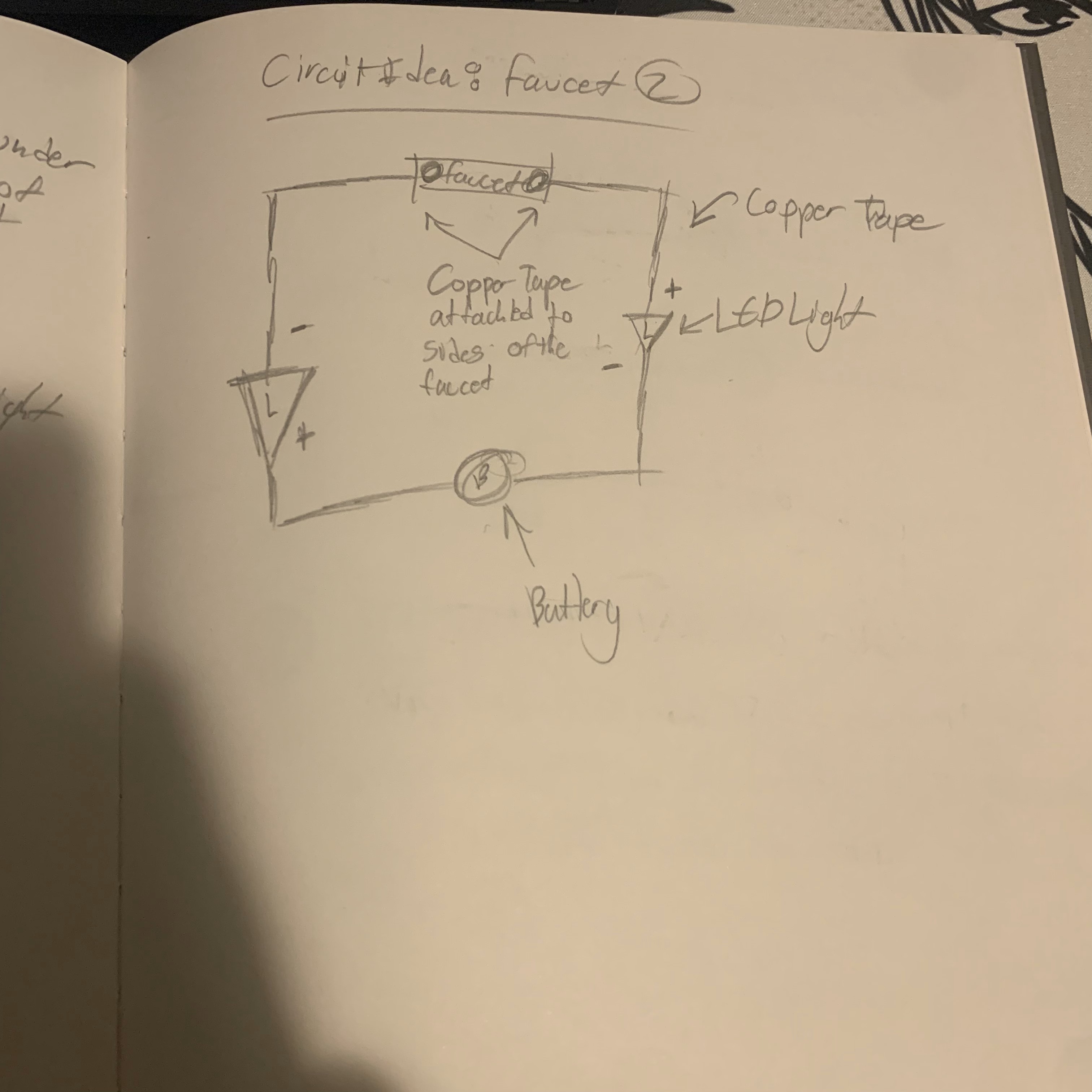 Touching each side of the tap will potentially activate the LED lights.