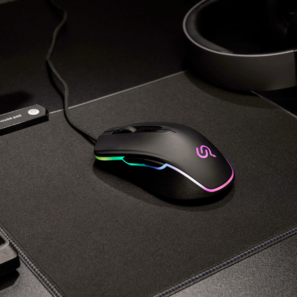 Mouse button clicks.