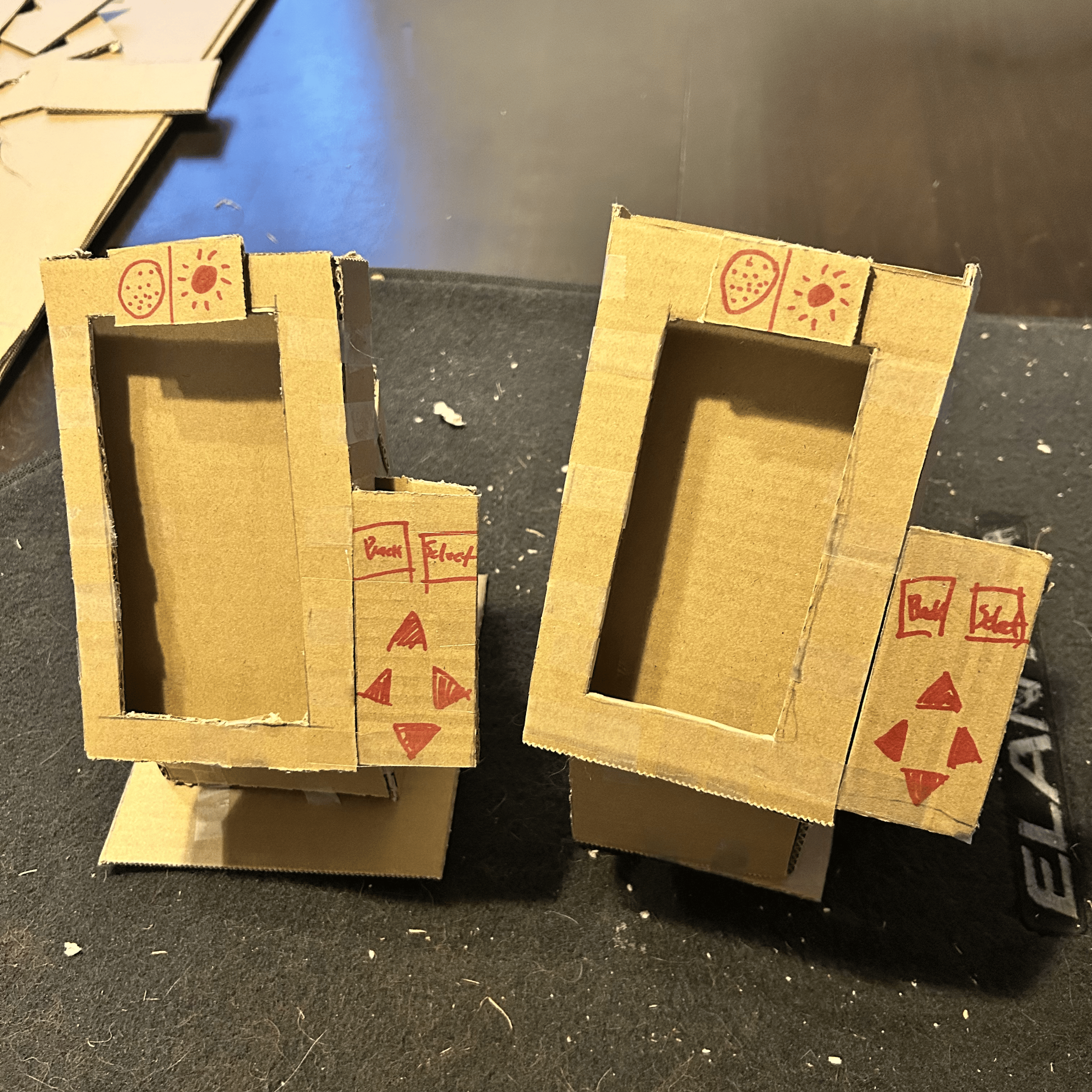 Drew on a compenent that enables visual and audible sound confirmation when an order confirms from both sides of the kiosks.