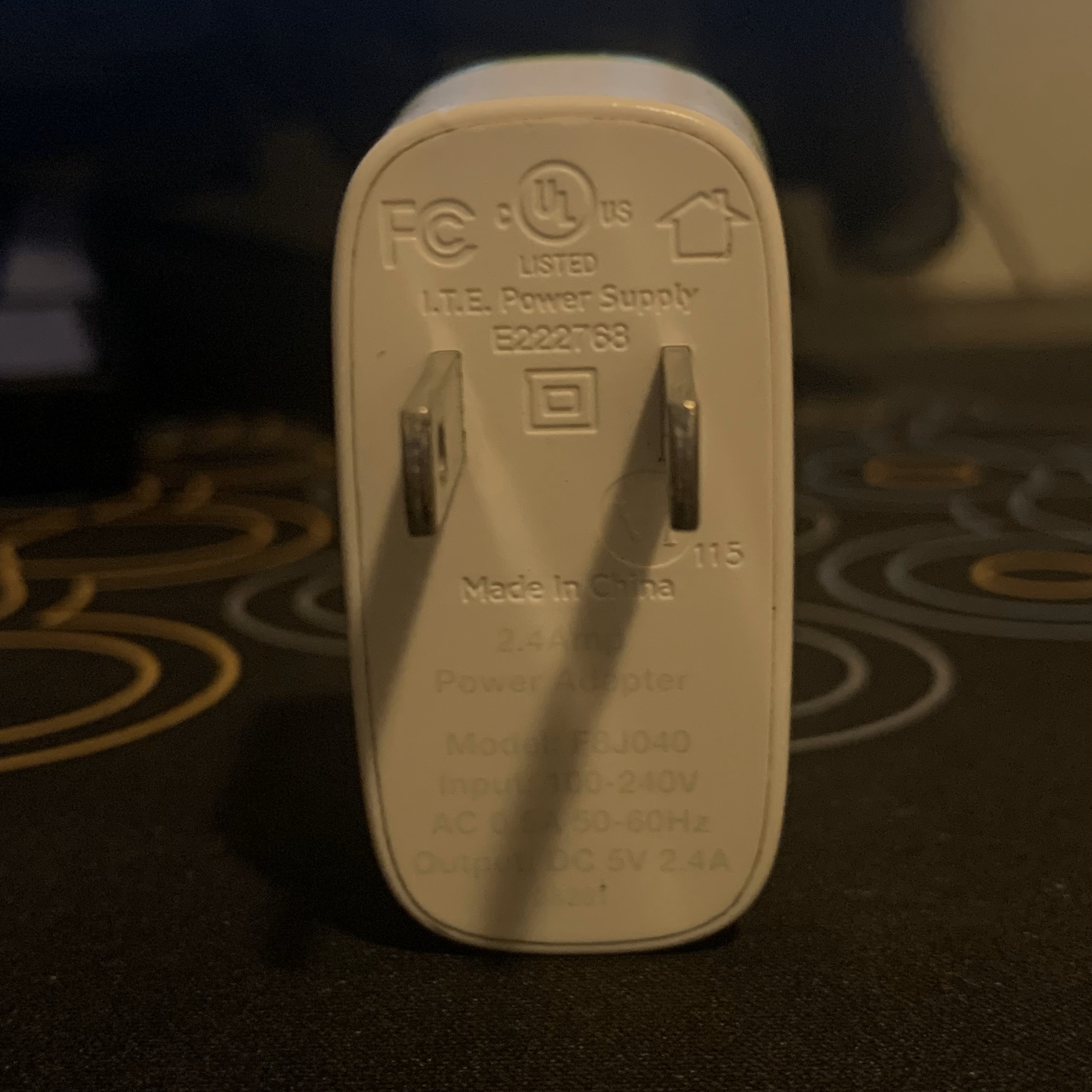 View of the Charger from the output section.