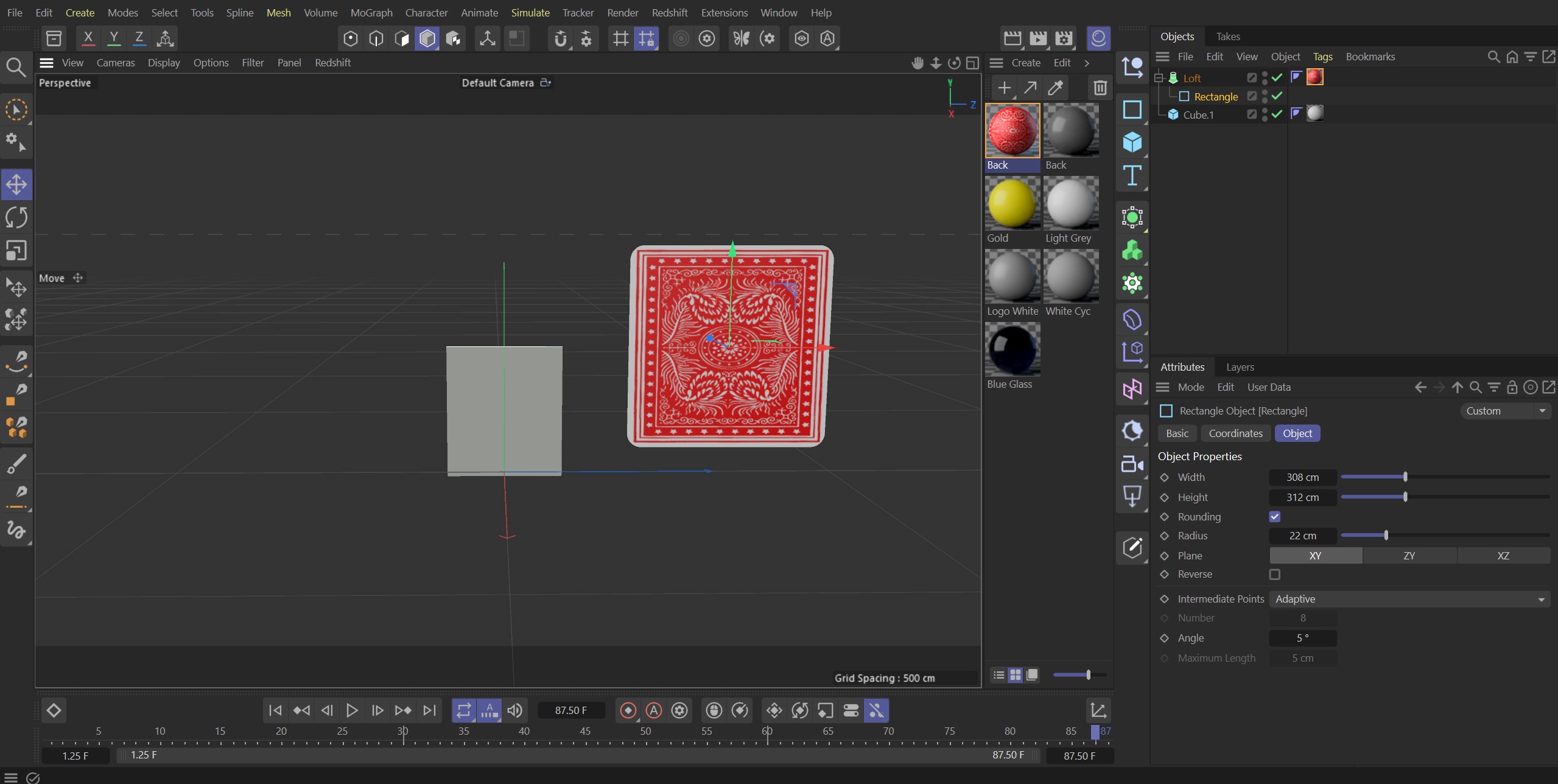 Continuing the process of making the Playing Card of my Simple Objects.