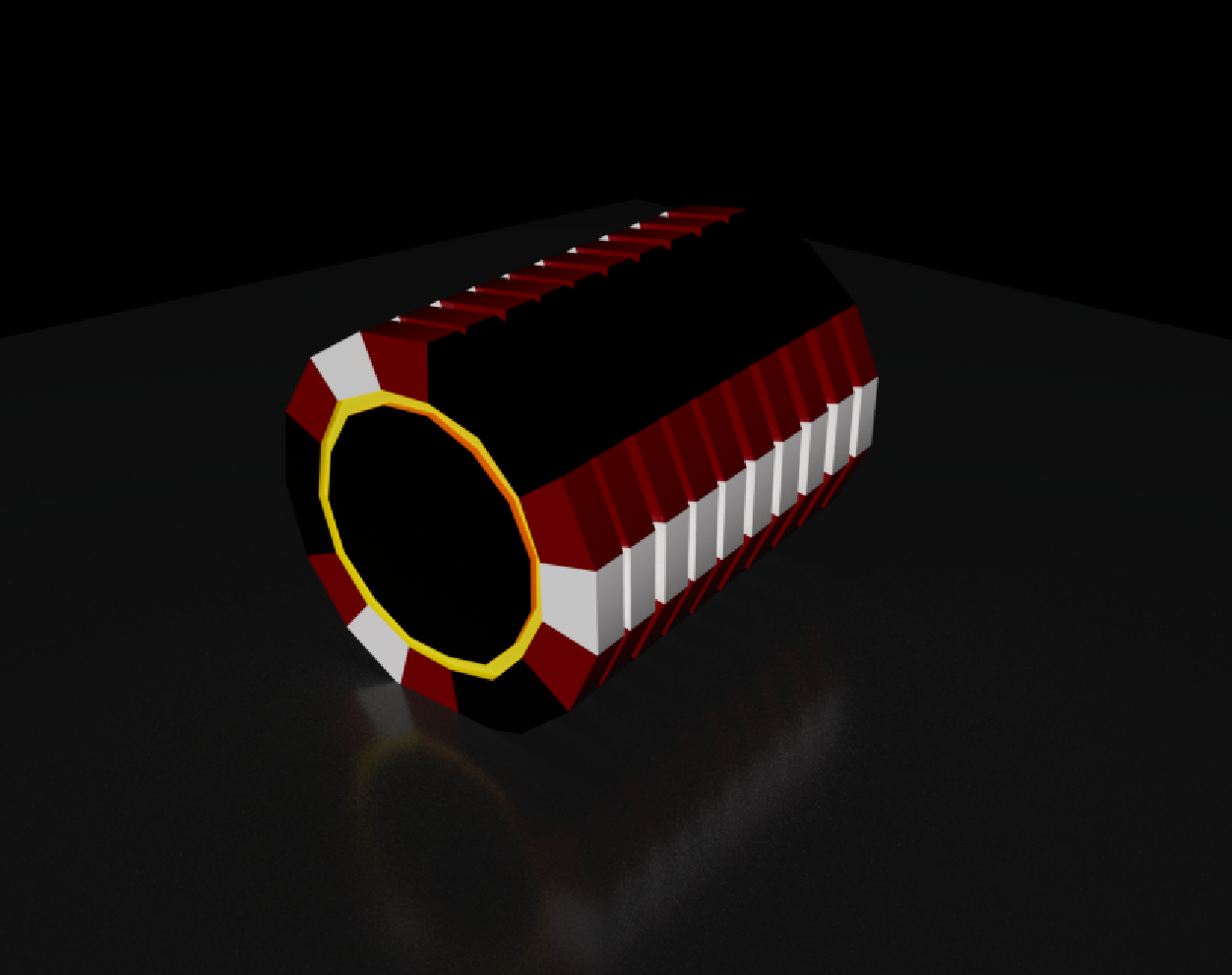 Process work image 6 for Poker Chip. Angle 6