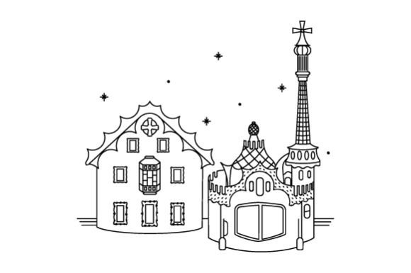 Image I pulled off from the internet which displays the most prominant figures in the Tourist attarction of Park Guell.