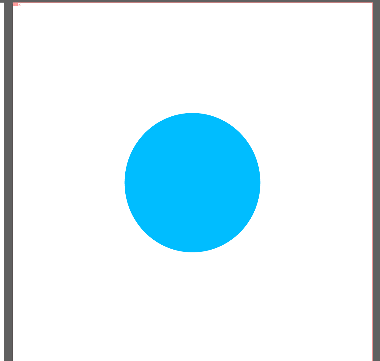 A circle to represent my times of when I do/did sing in the shower but never loudly or out loud.